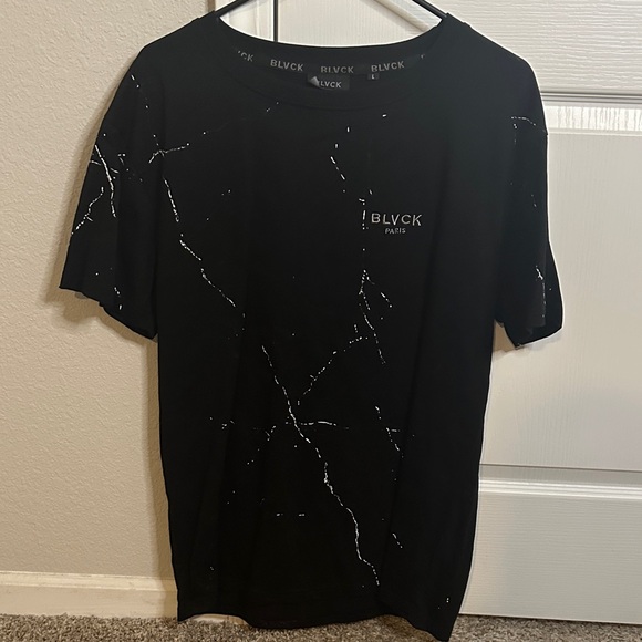 Black Marble Short Sleeve Tee - Picture 1 of 2